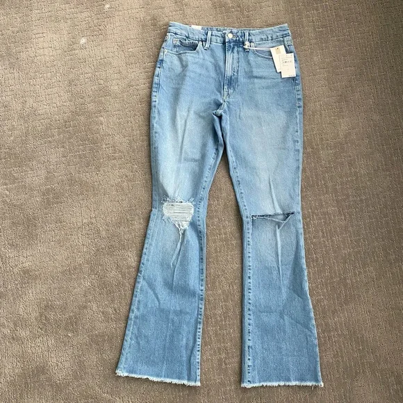 NWT Good American Raw Hem Jeans - Picture 2 of 6